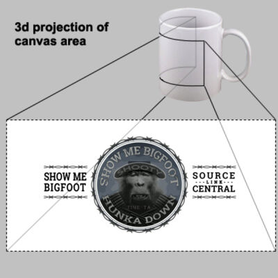 Hunka Down Mug - 11 oz Ceramic mug Thumbnail